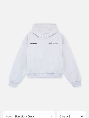 Light Grey with love Scuffers Hoodie